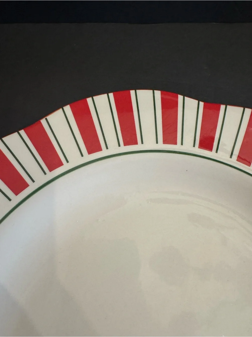 1 Pier 1 Candy Cane Dinner Plate 11